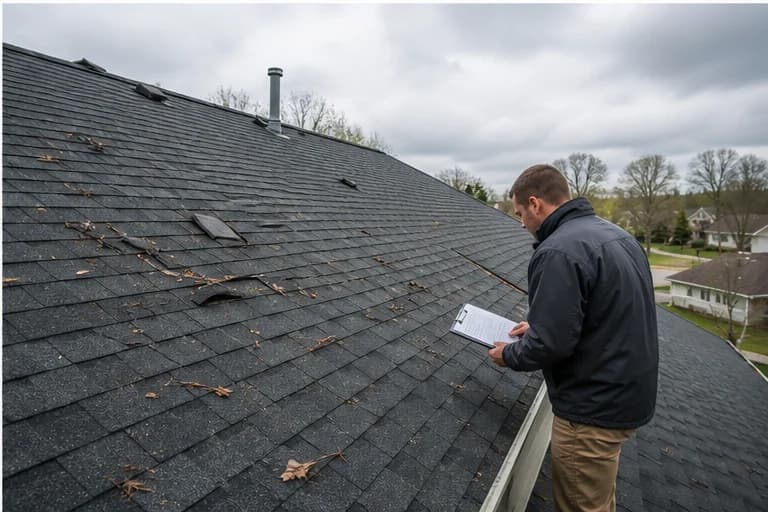 Kaliber Roofing inspection on a clean Gastonia NC roof