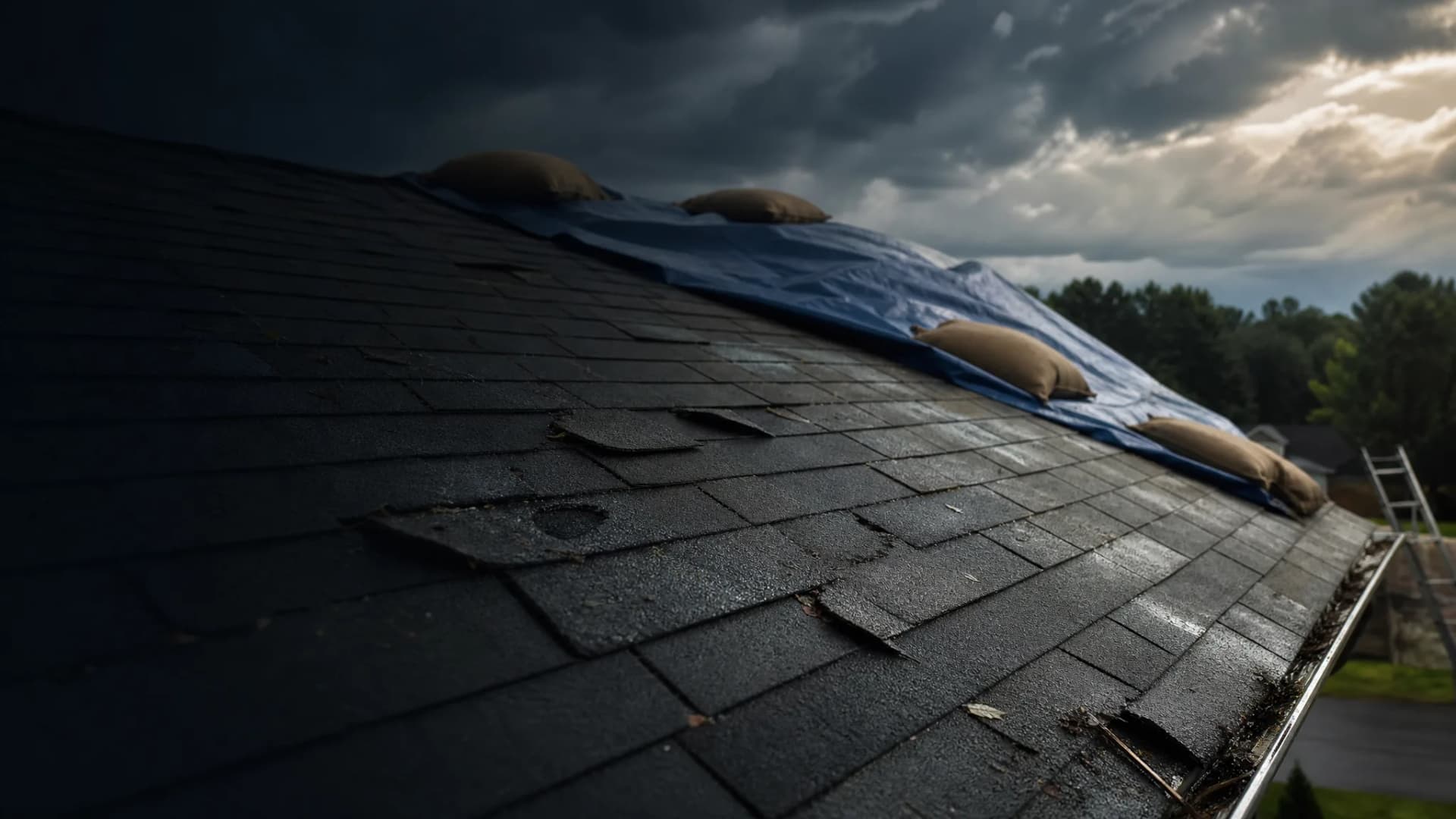 storm damage roof inspection in Monroe NC