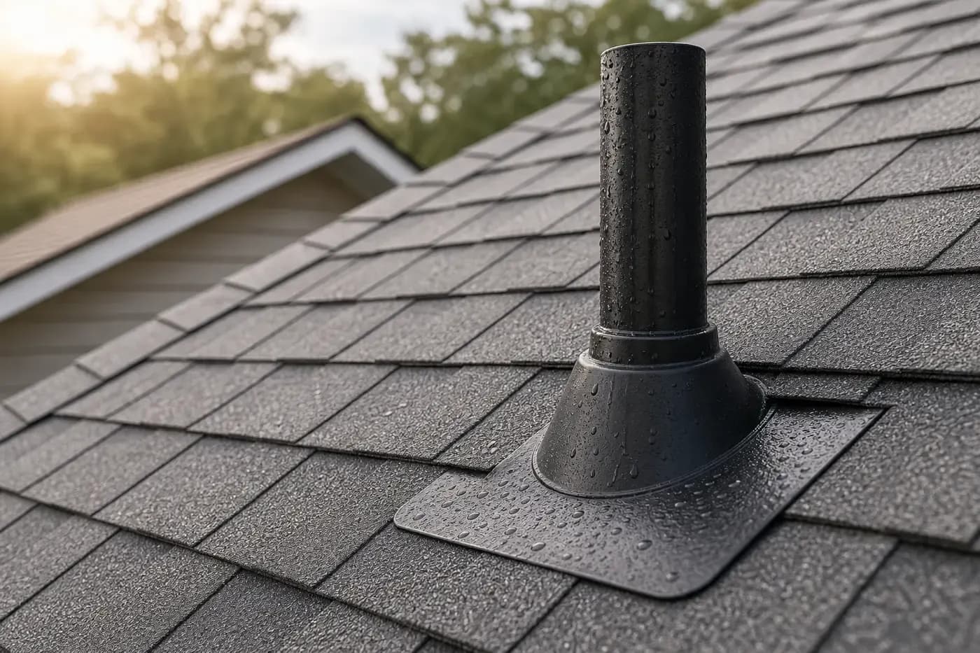 Why Is My Roof Leaking Around a Vent Pipe in Charlotte NC? - Kaliber Roofing Charlotte NC